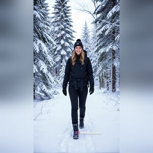 Women's Winter & Rain Boots - Gray and Black